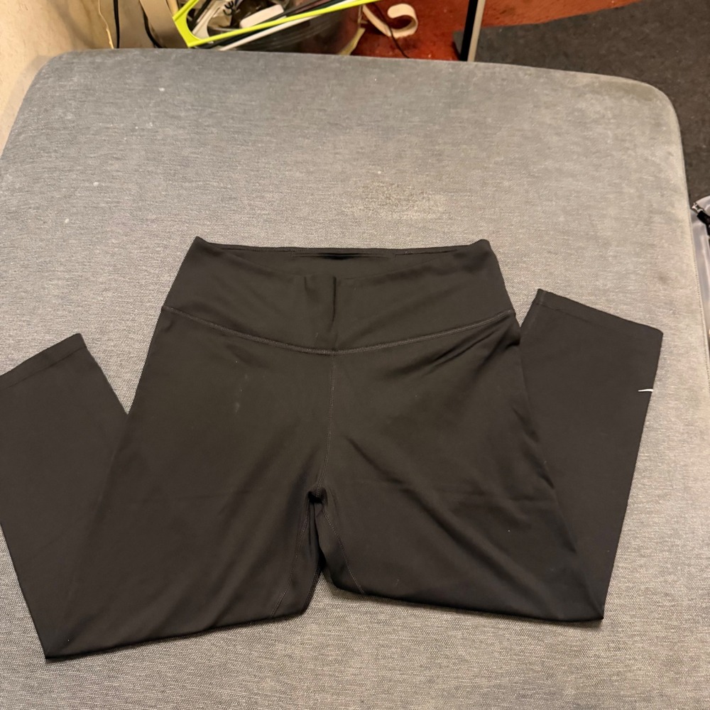 Nike‎ Dri-FIT Womens Black Cropped Leggings Capri Training Tights Size M